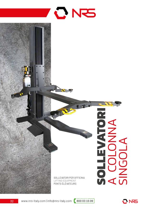 Sollevatori a colonna Singola NRS Italy - Soluzioni per officine meccaniche (3)